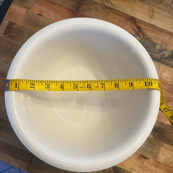 Vintage Corelle Stoneware Mixing Bowl with Floral Design - Picture 5 of 6